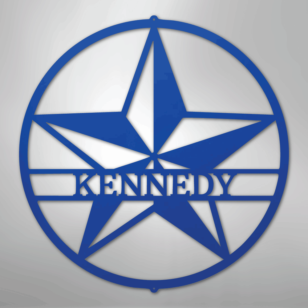 Star Personalized Steel Metal Sign Wall ArtCustomly Gifts