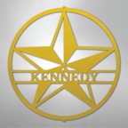 Star Personalized Steel Metal Sign Wall ArtCustomly Gifts