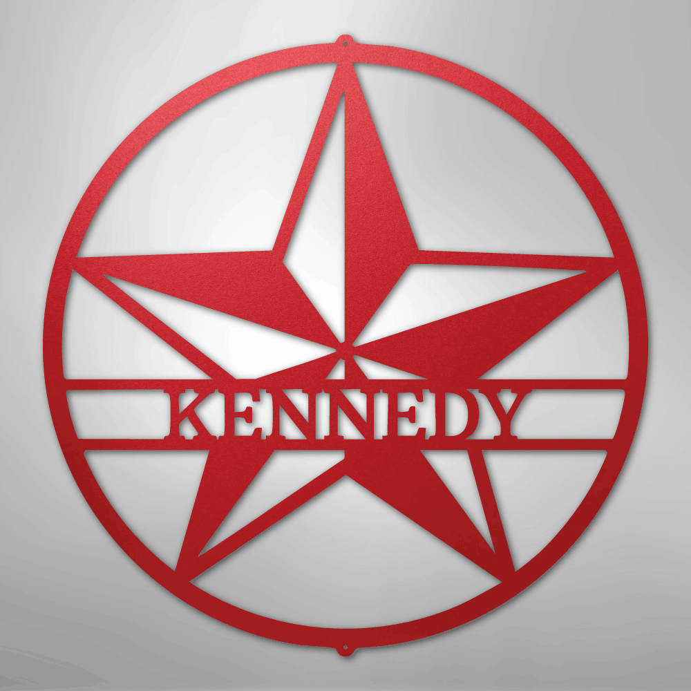 Star Personalized Steel Metal Sign Wall ArtCustomly Gifts