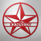 Star Personalized Steel Metal Sign Wall ArtCustomly Gifts