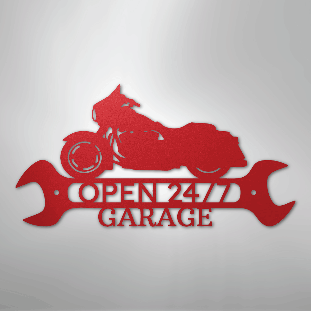 Street Glide Shop Personalized Steel Metal Sign Wall ArtCustomly Gifts