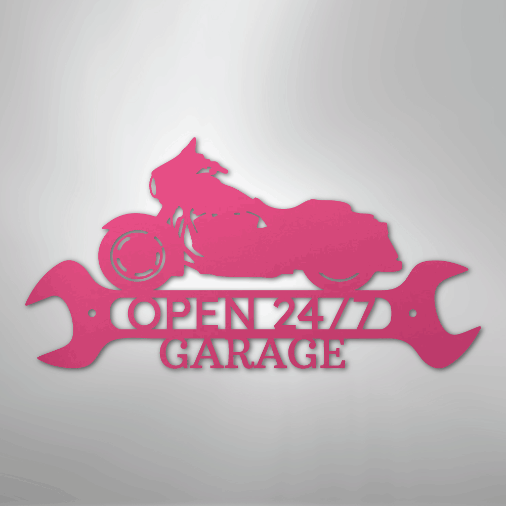 Street Glide Shop Personalized Steel Metal Sign Wall ArtCustomly Gifts