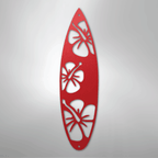 Surf Board Flowers - Steel Metal Sign Wall ArtCustomly Gifts