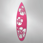 Surf Board Flowers - Steel Metal Sign Wall ArtCustomly Gifts