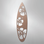 Surf Board Flowers - Steel Metal Sign Wall ArtCustomly Gifts