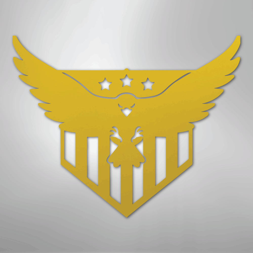 Swooping Eagle - Steel Metal Sign Wall ArtCustomly Gifts