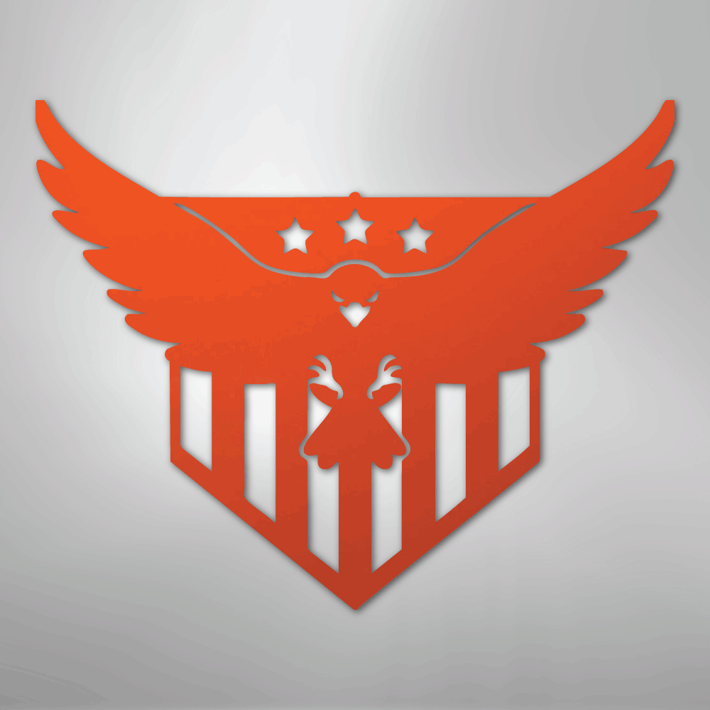 Swooping Eagle - Steel Metal Sign Wall ArtCustomly Gifts