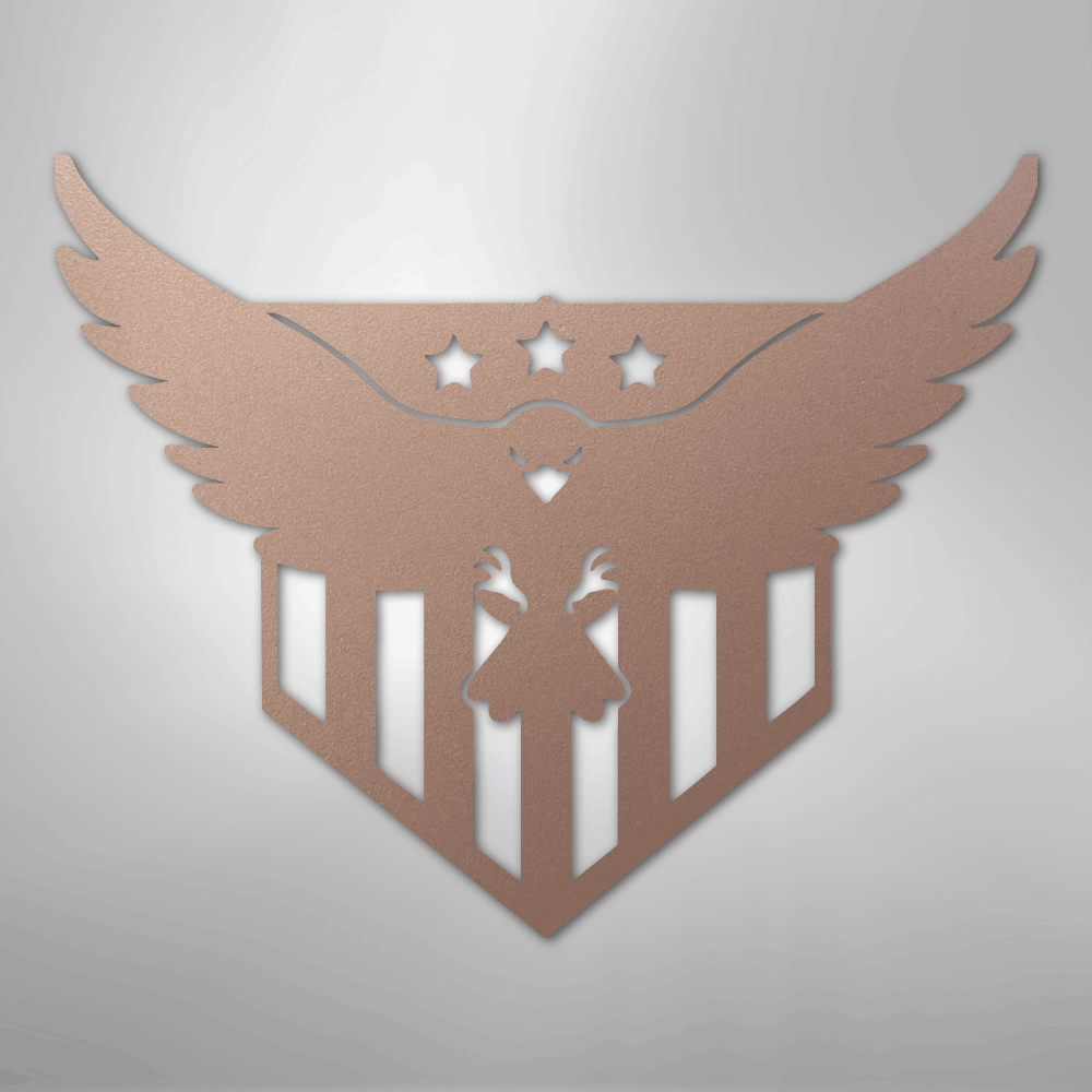 Swooping Eagle - Steel Metal Sign Wall ArtCustomly Gifts