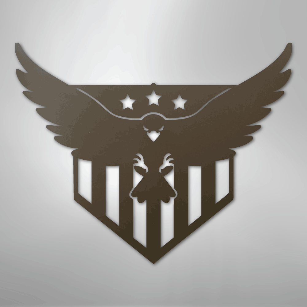Swooping Eagle - Steel Metal Sign Wall ArtCustomly Gifts
