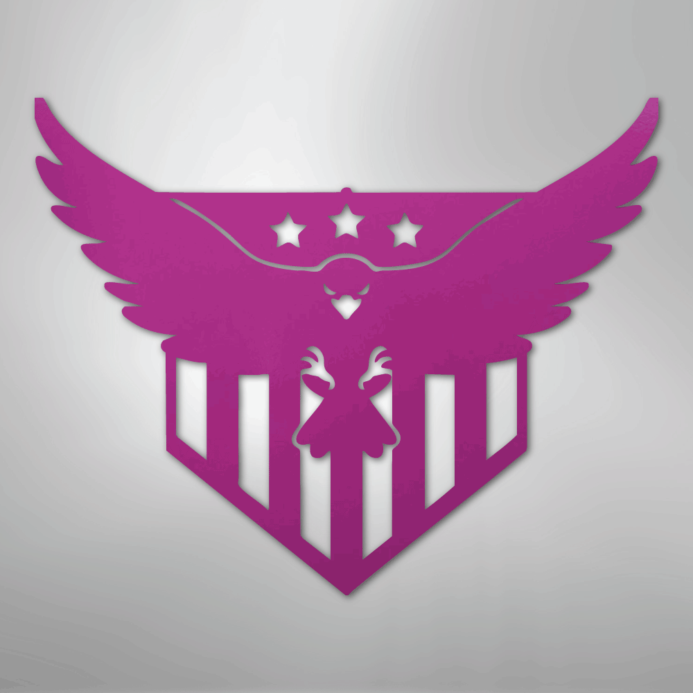 Swooping Eagle - Steel Metal Sign Wall ArtCustomly Gifts