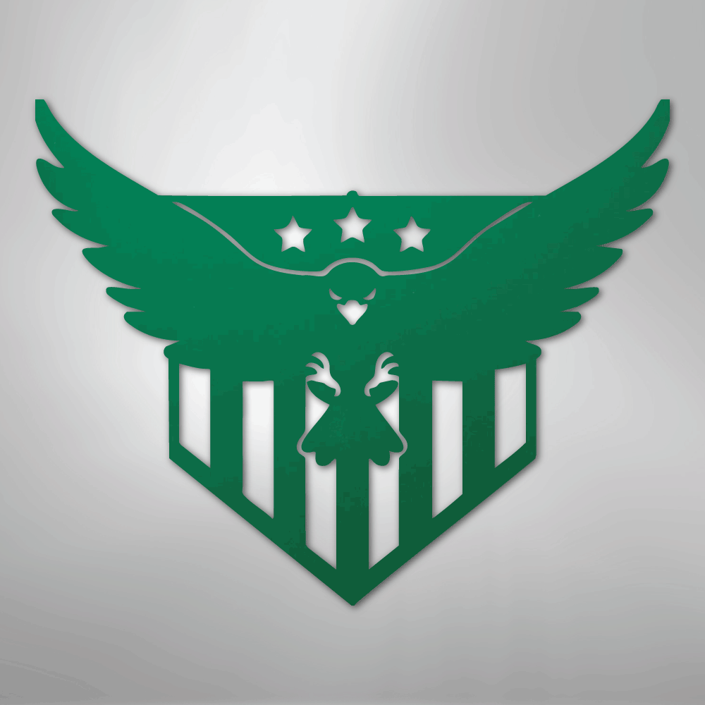 Swooping Eagle - Steel Metal Sign Wall ArtCustomly Gifts