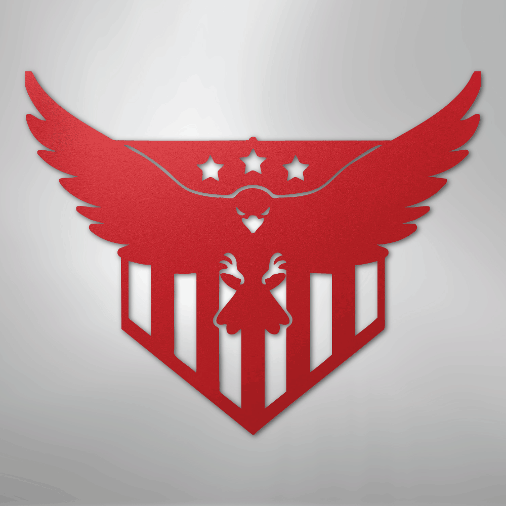 Swooping Eagle - Steel Metal Sign Wall ArtCustomly Gifts