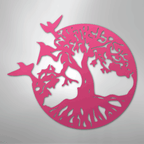 Take Flight Tree of Life Steel Metal Sign Wall ArtCustomly Gifts