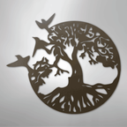 Take Flight Tree of Life Steel Metal Sign Wall ArtCustomly Gifts