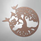 Take Flight Tree of Life Steel Metal Sign Wall ArtCustomly Gifts