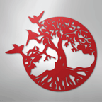 Take Flight Tree of Life Steel Metal Sign Wall ArtCustomly Gifts