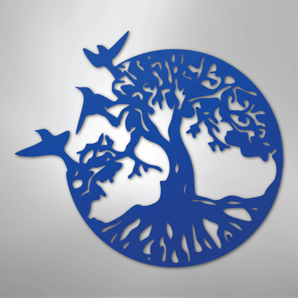 Take Flight Tree of Life Steel Metal Sign Wall ArtCustomly Gifts