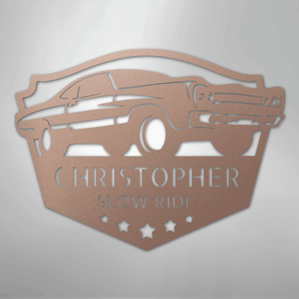 The Art Of Mechanic Classic Car Personalized Steel Metal Sign Wall ArtCustomly Gifts