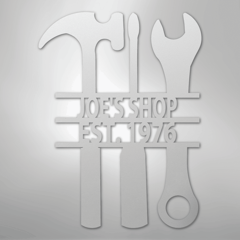 The Garage Personalized Steel Metal Sign Wall ArtCustomly Gifts