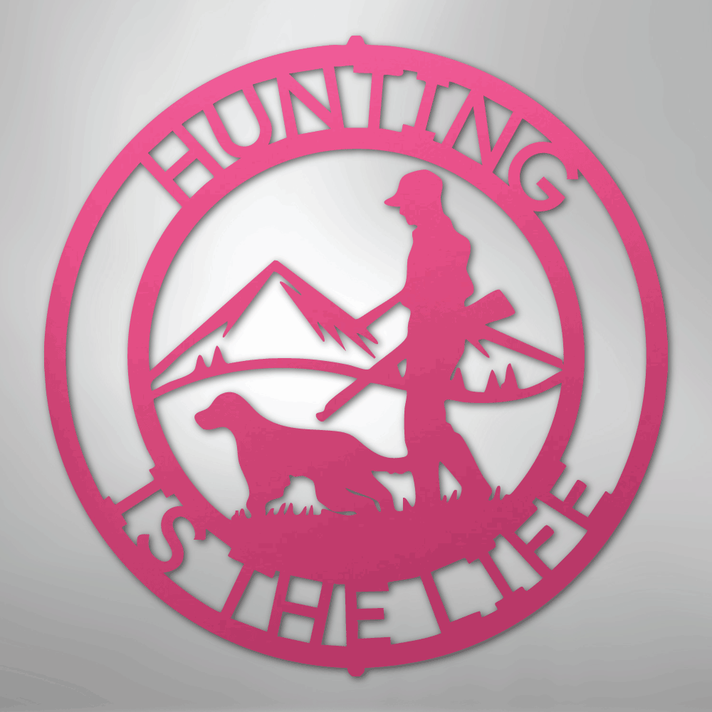 The Hunter Personalized Steel Metal Sign Wall ArtCustomly Gifts