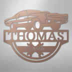Timeless Car Personalized Steel Metal Sign Wall ArtCustomly Gifts