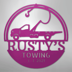 Tow Truck Personalized Steel Metal Sign Wall ArtCustomly Gifts