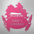 Trike Mechanic Personalized Steel Metal Sign Wall ArtCustomly Gifts
