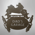 Trike Mechanic Personalized Steel Metal Sign Wall ArtCustomly Gifts