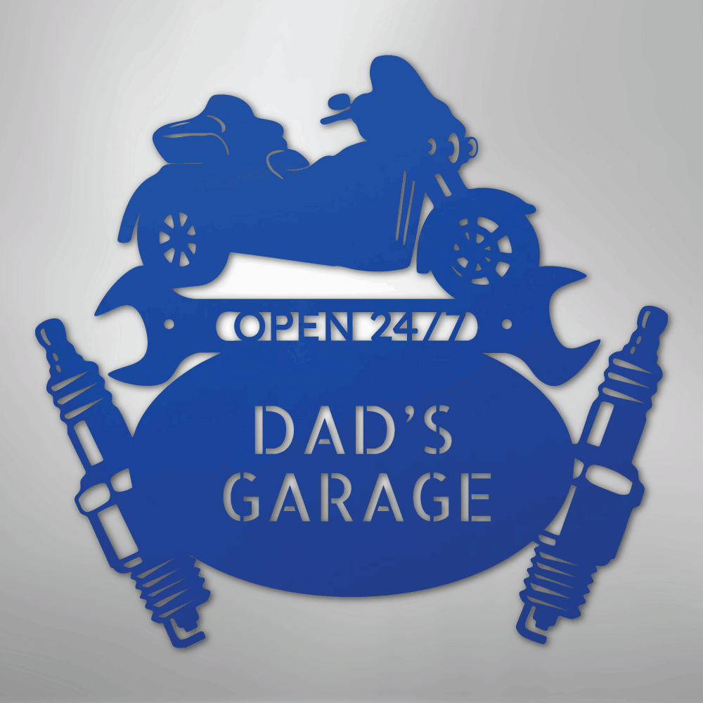 Trike Mechanic Personalized Steel Metal Sign Wall ArtCustomly Gifts