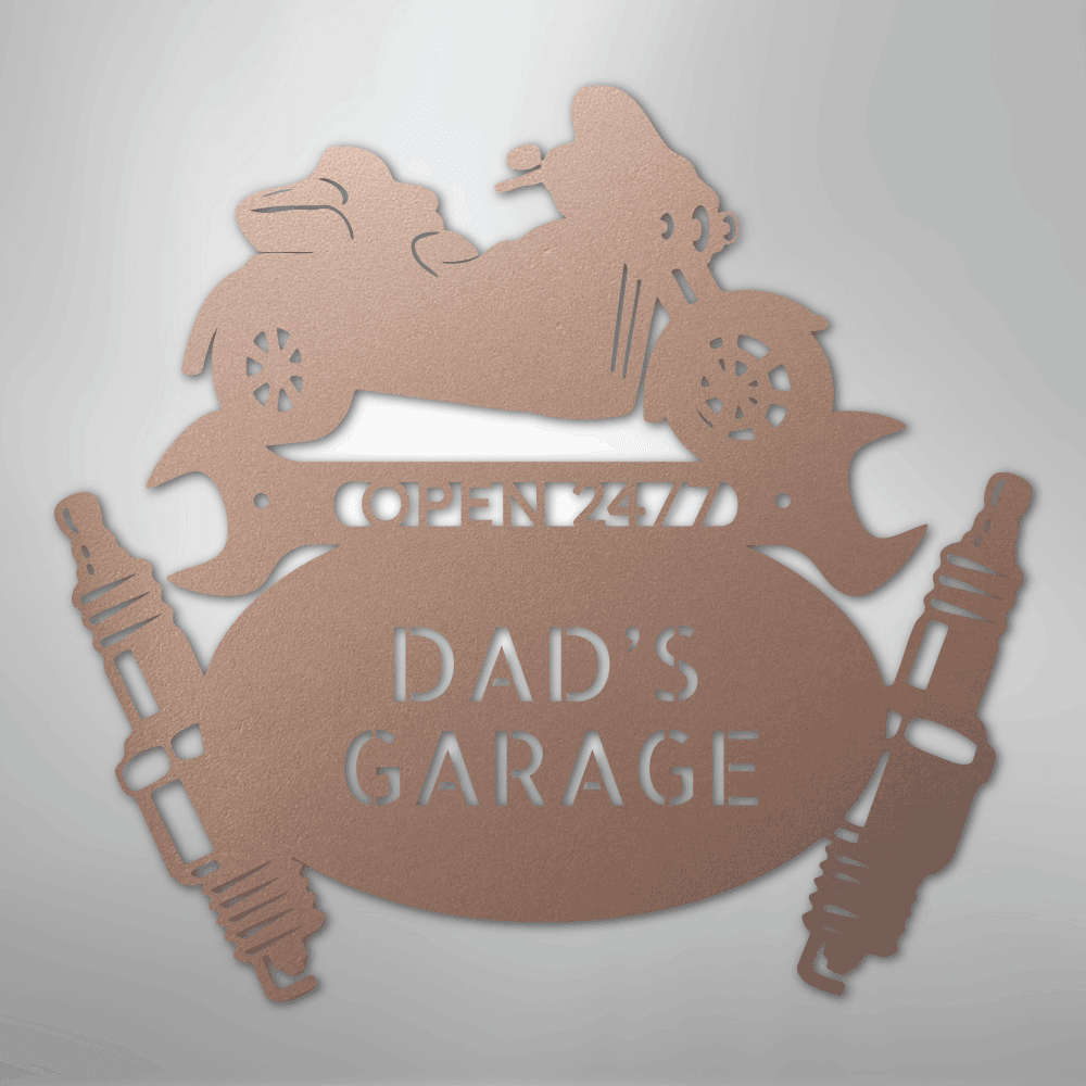 Trike Mechanic Personalized Steel Metal Sign Wall ArtCustomly Gifts