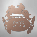 Trike Mechanic Personalized Steel Metal Sign Wall ArtCustomly Gifts