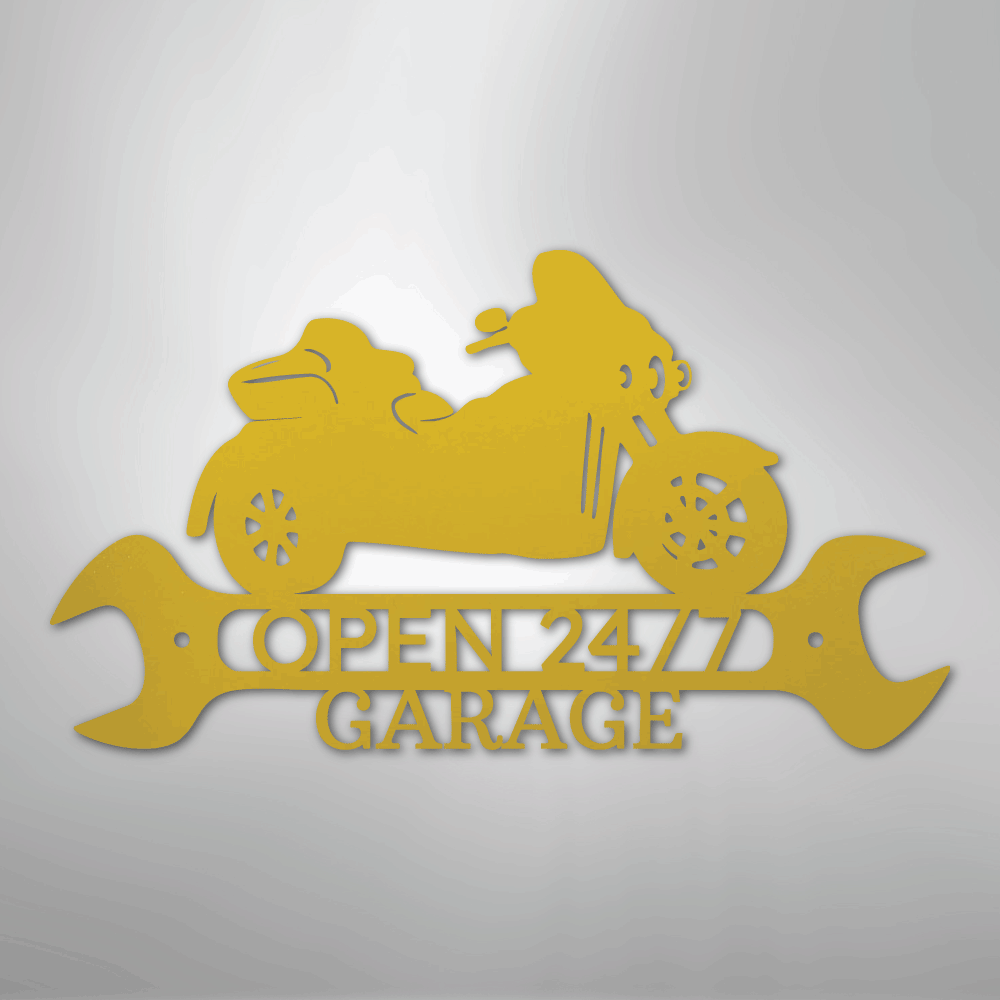 Trike Shop Personalized Steel Metal Sign Wall ArtCustomly Gifts