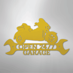 Trike Shop Personalized Steel Metal Sign Wall ArtCustomly Gifts