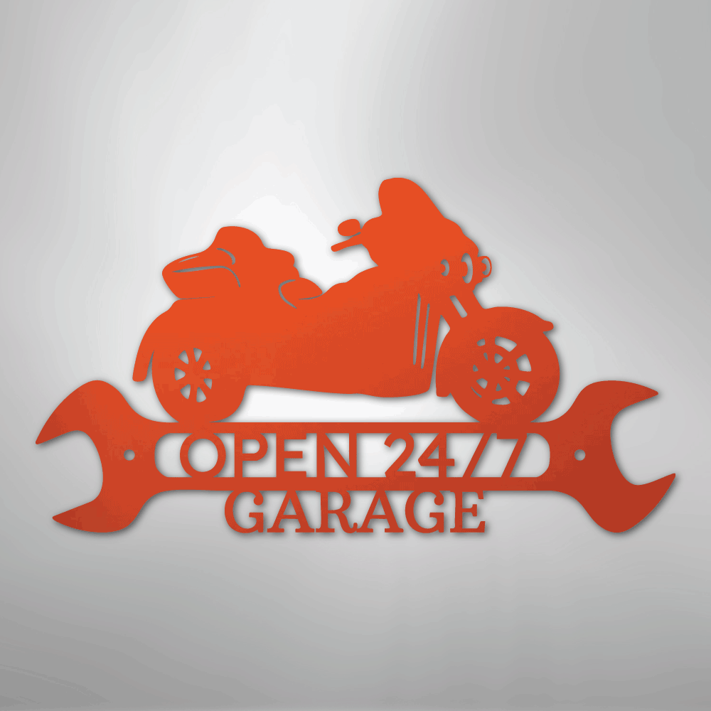 Trike Shop Personalized Steel Metal Sign Wall ArtCustomly Gifts