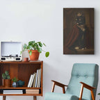 Turned Royal - Cat King Canvas PrintCustomly Gifts