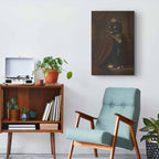 Turned Royal - Cat Queen Canvas PrintCustomly Gifts