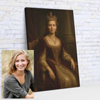 Turned Royal - Queen Canvas PrintCustomly Gifts