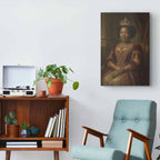 Turned Royal - Queen Canvas PrintCustomly Gifts