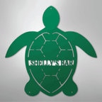 Turtle Monogram Personalized Steel Metal Sign Wall ArtCustomly Gifts