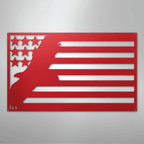 USA Eagle - Steel Metal Sign Wall ArtCustomly Gifts