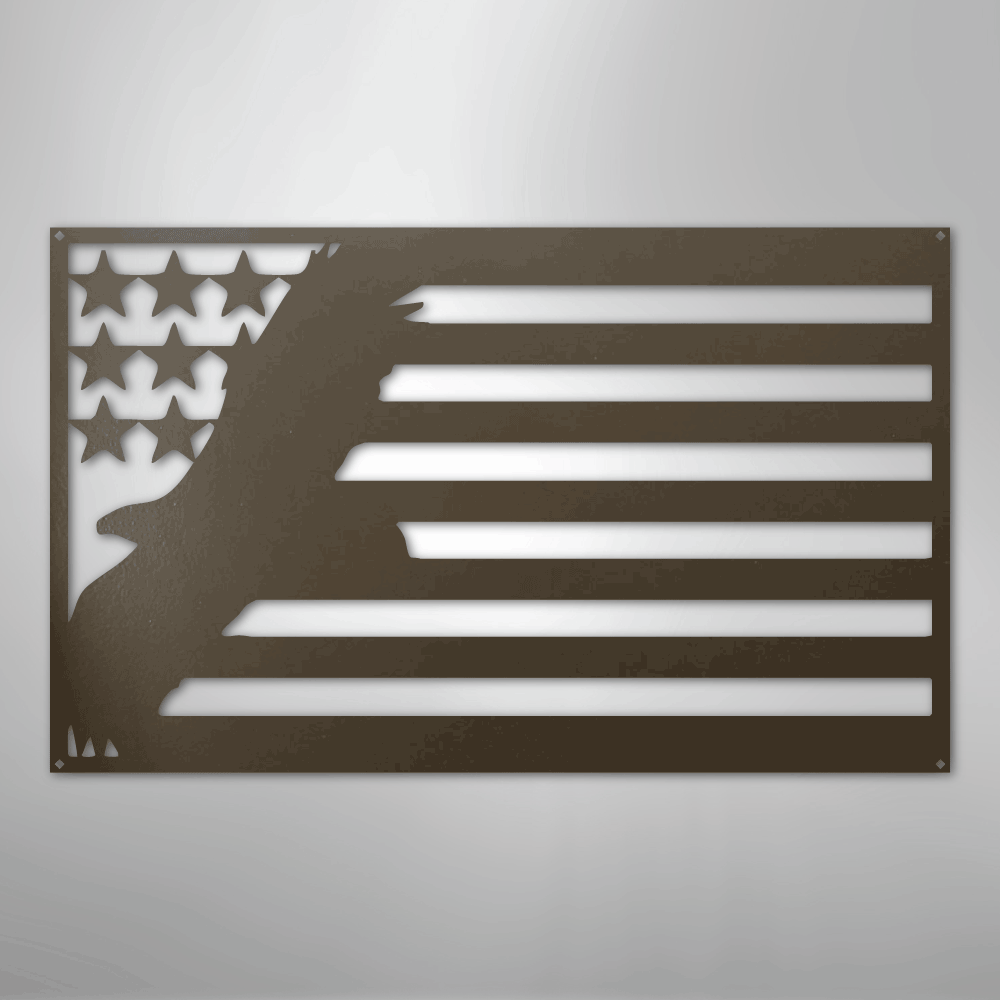 USA Eagle - Steel Metal Sign Wall ArtCustomly Gifts
