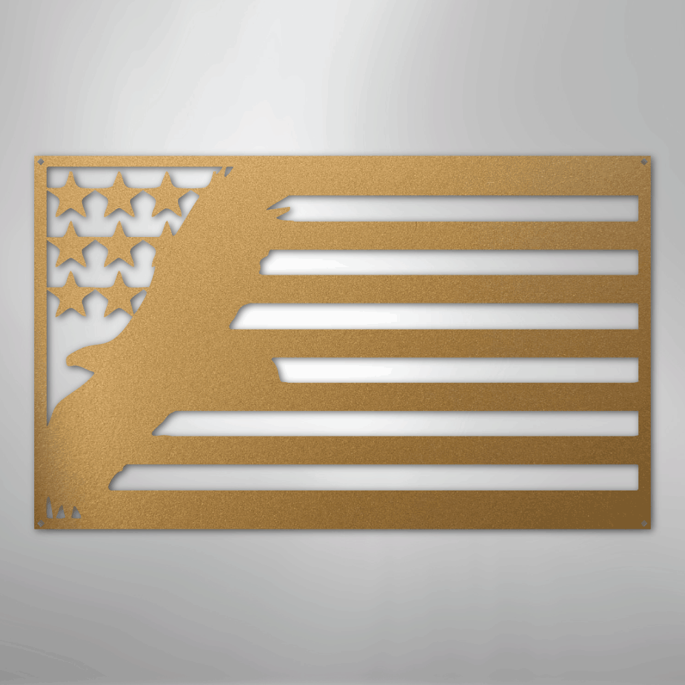 USA Eagle - Steel Metal Sign Wall ArtCustomly Gifts
