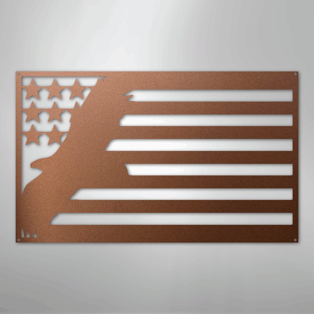 USA Eagle - Steel Metal Sign Wall ArtCustomly Gifts