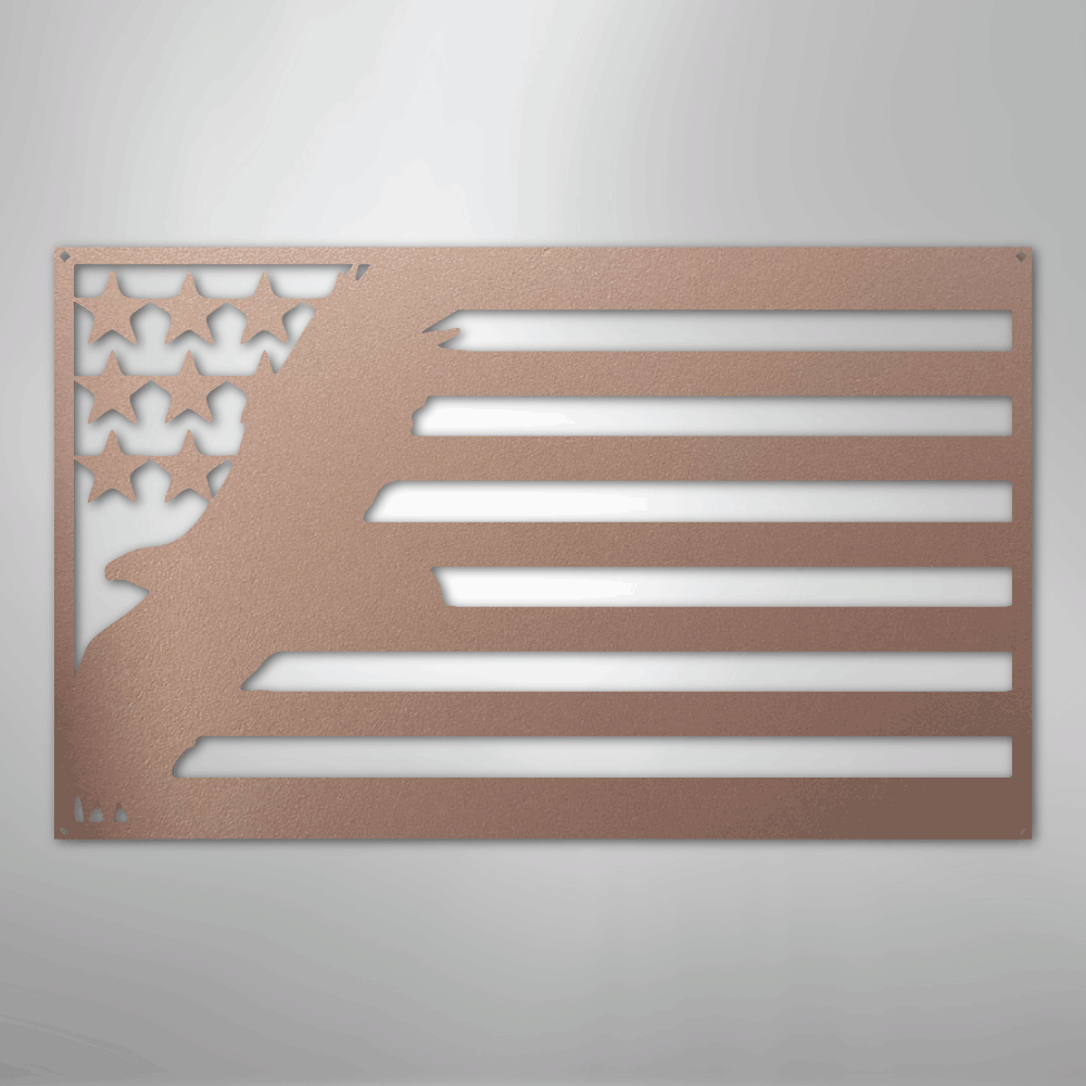 USA Eagle - Steel Metal Sign Wall ArtCustomly Gifts