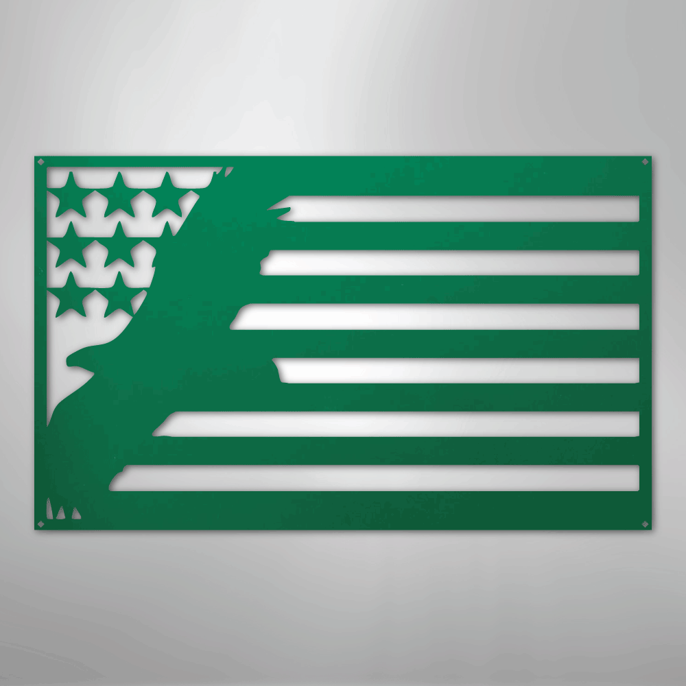USA Eagle - Steel Metal Sign Wall ArtCustomly Gifts