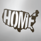 USA Home - Steel Metal Sign Wall ArtCustomly Gifts