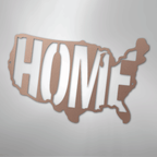 USA Home - Steel Metal Sign Wall ArtCustomly Gifts