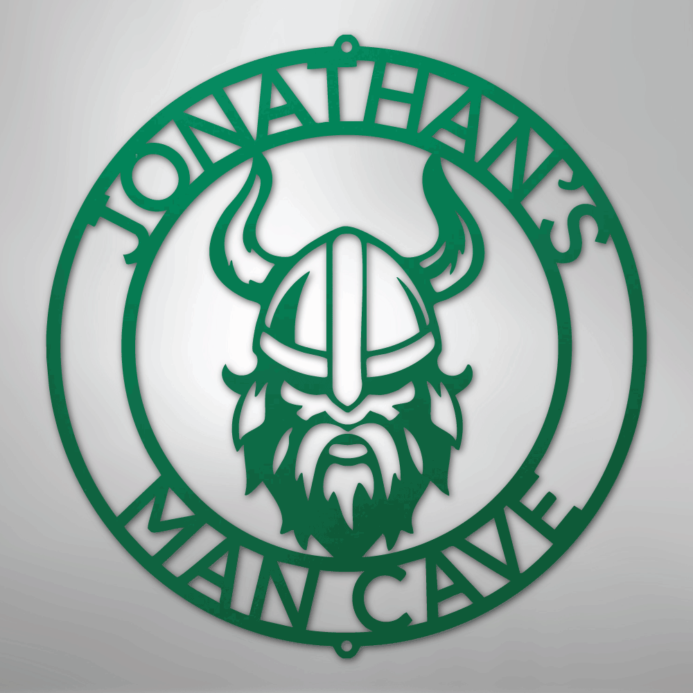 Viking Ring Personalized Steel Metal Sign Wall ArtCustomly Gifts