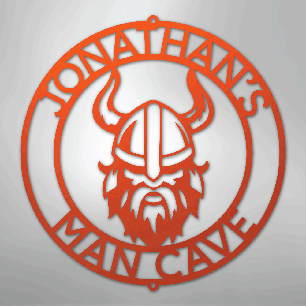 Viking Ring Personalized Steel Metal Sign Wall ArtCustomly Gifts