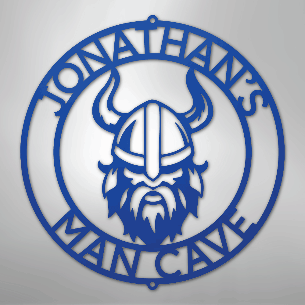 Viking Ring Personalized Steel Metal Sign Wall ArtCustomly Gifts
